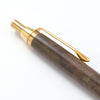 Handcrafted ballpoint pen - Claro walnut