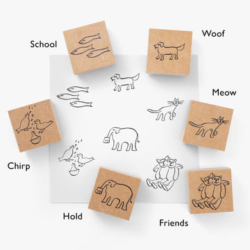 Rubber stamp - Palmehuset/Animals M