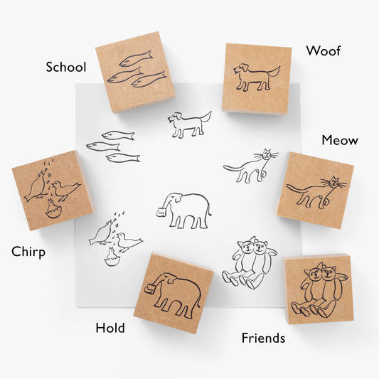Rubber stamp - Palmehuset/Animals M