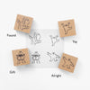 Rubber stamp - Palmehuset/Little friend M