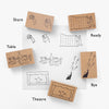 Rubber stamp - Palmehuset/L