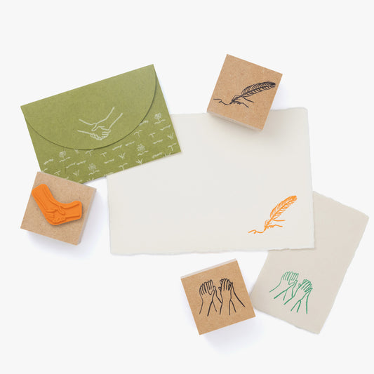 Rubber stamp - Palmehuse/Hands M